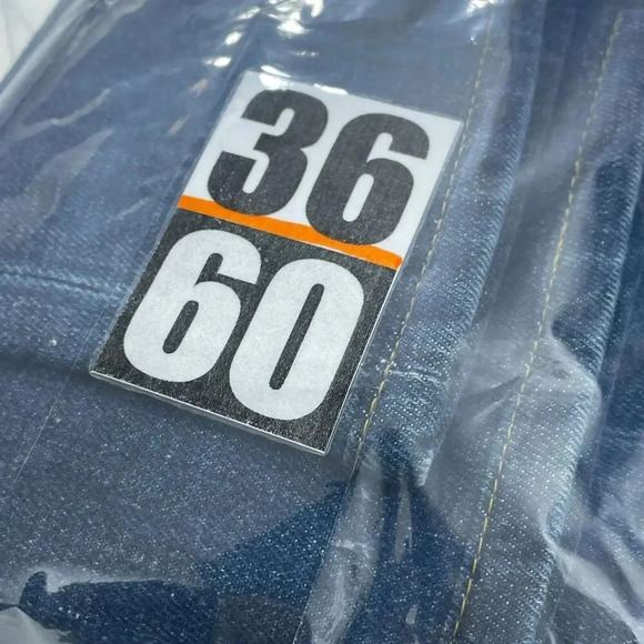 Uniqlo Womens Slim Tapered Jeans 27" Waist 33" Inseam Distressed Blue Denim 3660 - Picture 9 of 10